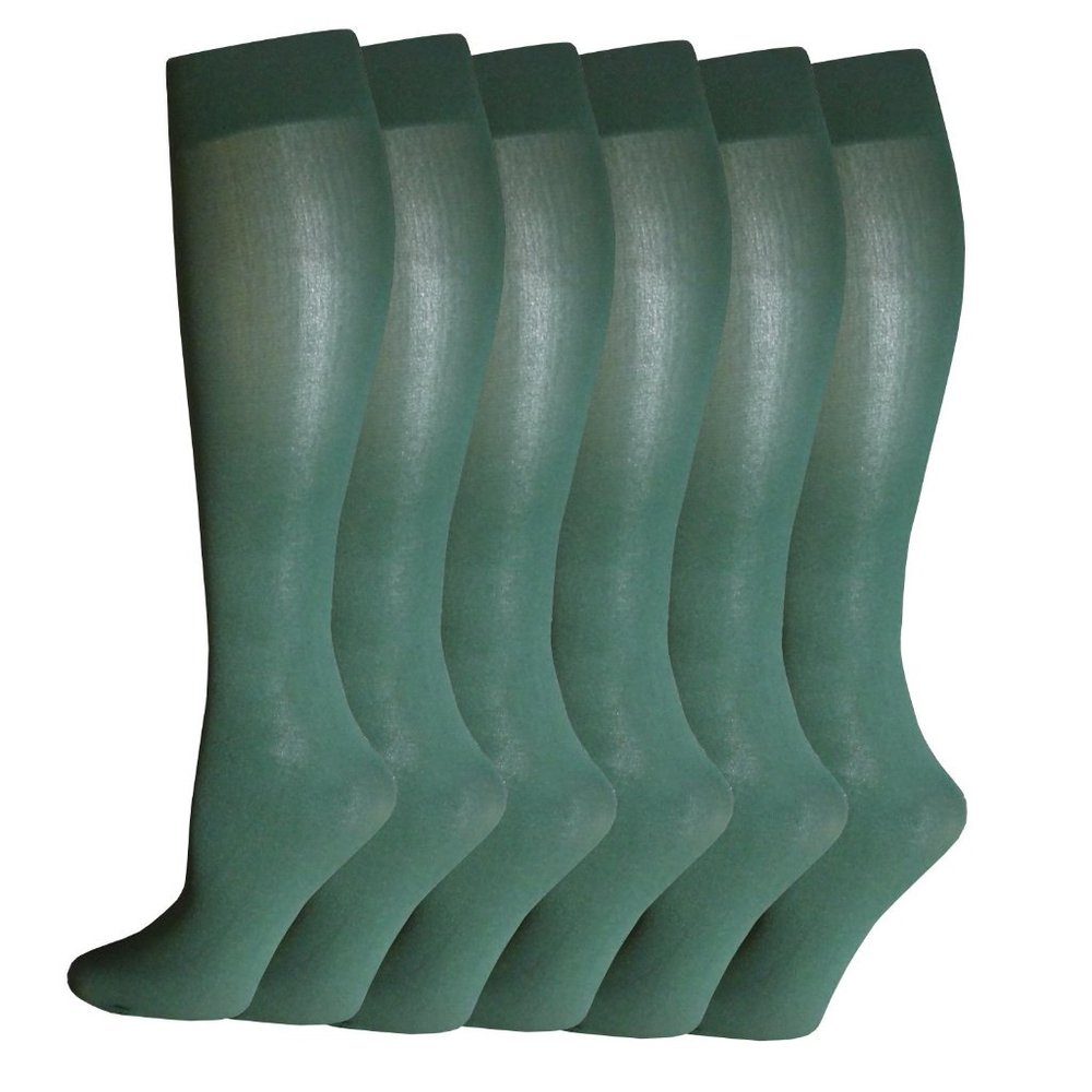 Women  Stretchy Spandex Knee High Trouser Socks